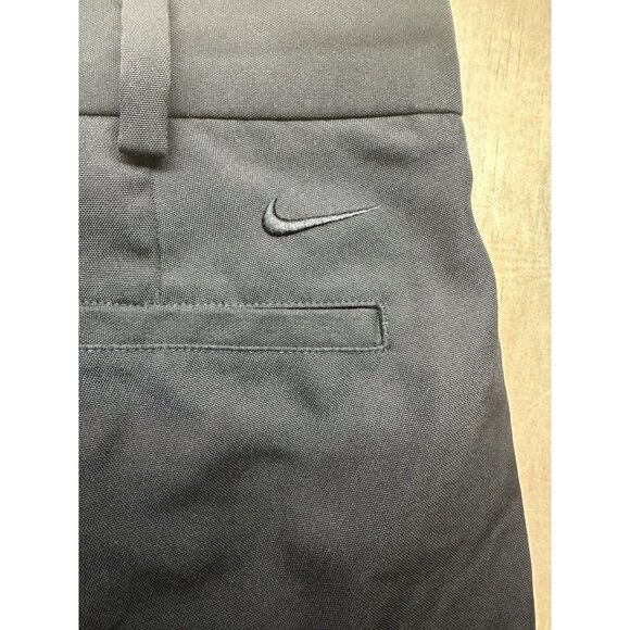 Nike Golf Dri-FIT Performance Polyester Black Golfing Shorts Size 34 Chino EUC - Picture 5 of 7